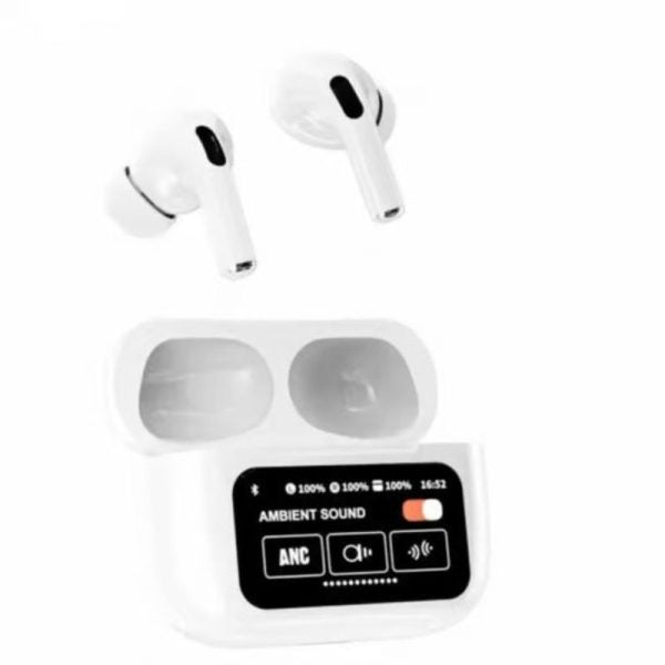 A9 Pro Touch Screen Display Anc Wireless Earbuds