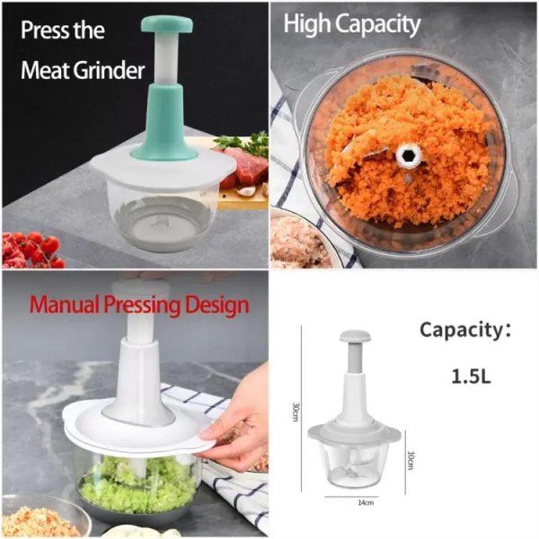 Mandoline Vegetable Cutter Slicer Chopper | Multi-function Cutter Vertical Vegetable Cutter Kitchen Shredder Grater